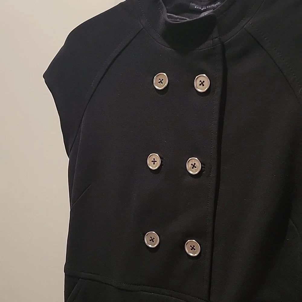 Banana Republic, fully lined, black ponte dress - Picture 3 of 5